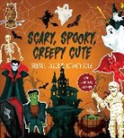 Editors of Chartwell Books - Scary, Spooky, Creepy Cute Sticker, Color & Activity Book