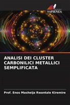 Enos Masheija Rwantale Kiremire, Prof. Enos Masheija Rwantale Kiremire - ANALISI DEI CLUSTER CARBONILICI METALLICI SEMPLIFICATA