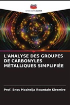 Enos Masheija Rwantale Kiremire, Prof. Enos Masheija Rwantale Kiremire - L'ANALYSE DES GROUPES DE CARBONYLES MÉTALLIQUES SIMPLIFIÉE