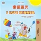 Shelley Admont, Kidkiddos Books, Danny Shmuilov - I Love Summer (Chinese English Bilingual Children's Book - Simplified)