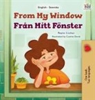 Kidkiddos Books, Rayne Coshav - From My Window (English Swedish Bilingual Kids Book)