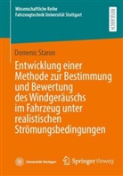 Domenic Staron - Entwicklung einer Methode zur Bestimmung und Bewertung des Windgeräuschs im Fahrzeug unter realistischen Strömungsbedingungen