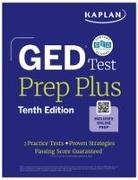 Kaplan Test Prep, Caren Van Slyke, Caren Van Slyke - GED Test Prep Plus, Tenth Edition (2026): Includes a Diagnostic Pretest, 2 Full Length Practice Tests, 1000+ Practice Questions, and 60+ Online Videos