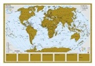 Heinrich Stiefel - Scratchmap/Rubbelkarte THE WORLD