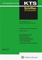 Florian Doster - Die Erfüllung und Sicherung von Altverbindlichkeiten in der Insolvenz (KTS 71)