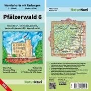 NaturNavi - Pfälzerwald 6 Wanderkarte mit Radwegen, Blatt 43-546, 1 : 25 000, Annweiler a.T., Edenkoben, Elmstein, Lambrecht, Landau i.d.P., Neustadt a.d.W.