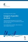 Anne Peroz, Denis Tappy - Langues et paroles du droit