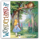 Flame Tree Publishing - Alice''s Adventures in Wonderland Wall Calendar 2026 (Art Calendar)