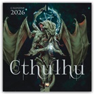 Flame Tree Publishing - Cthulhu Wall Calendar 2026 (Art Calendar)