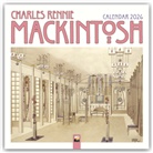 Flame Tree Publishing - Charles Rennie Mackintosh Wall Calendar 2026 (Art Calendar)