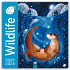 Flame Tree Publishing - Bex Parkin: Wildlife Wall Calendar 2026 (Art Calendar)