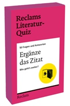 Andrea Hahn - Ergänze das Zitat. Wie geht's weiter? 50 Fragen und Antworten für Büchermenschen