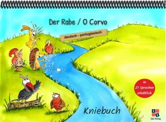 Helga Momm - Der Rabe - Kniebuch deutsch / portugiesisch