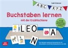 Gabi Scherzer - Buchstaben lernen mit der Erzählschiene. Erzählschienen-Figurenset, m. 1 Beilage