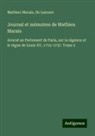 de Lescure, Mathieu Marais - Journal et mémoires de Mathieu Marais