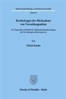 Ulrich Knoke - Rechtsfragen der Rücknahme von Verwaltungsakten.