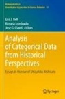 Eric J. Beh, Jose G. Clavel, Jose G Clavel, Rosaria Lombardo - Analysis of Categorical Data from Historical Perspectives