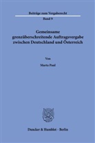 Marta Paul - Gemeinsame grenzüberschreitende Auftragsvergabe zwischen Deutschland und Österreich