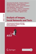 Dmitriy Gubanov, Dmitry I. Ignatov, Aida Kasieva, Michael Khachay, Michael Khachay et al, Andrey Kutuzov... - Analysis of Images, Social Networks and Texts