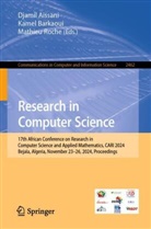 Djamil Aissani, Kamel Barkaoui, Mathieu Roche - Research in Computer Science