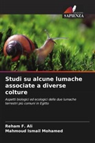 Reham F. Ali, Mahmoud Ismail Mohamed - Studi su alcune lumache associate a diverse colture