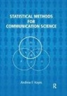 Andrew F Hayes, Andrew F. Hayes, Hayes Andrew F. - Statistical Methods for Communication Science