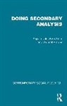 Sara Arber, Angela Arber Dale, Dale Angela, Michael Procter - Doing Secondary Analysis