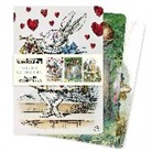 Flame Tree Publishing - Alice in Wonderland Set of 3 Standard Notebooks