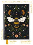 Flame Tree Publishing - Jade Mosinski: Bee (Foiled Quarto Journal)