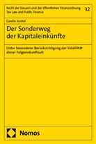 Carolin Knittel - Der Sonderweg der Kapitaleinkünfte