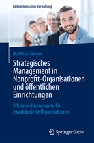 Matthias Meyer - Strategisches Management in Nonprofit-Organisationen und öffentlichen Einrichtungen