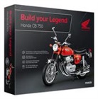Franzis - Honda CB 750 Build your Legend, Metall Modellbausatz im Maßstab 1:24, inkl. Soundmodul und 68-seitigem Begleitbuch