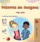 Kidkiddos Books - Words in Pictures - My Day (Portuguese Brazilian Children's Book)