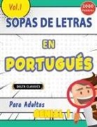 Delta Classics - SOPA DE LETRAS EN PORTUGUÉS PARA ADULTOS - GENIAL! VOL.1 - DELTA CLASSICS