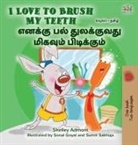 Shelley Admont, Kidkiddos Books - I Love to Brush My Teeth (English Tamil Bilingual Book for Kids)