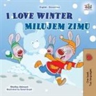 Shelley Admont, Kidkiddos Books - I Love Winter (English Slovak Bilingual Children's Book)