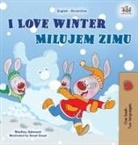 Shelley Admont, Kidkiddos Books - I Love Winter (English Slovak Bilingual Children's Book)