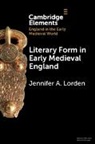 Jennifer A. Lorden, Jennifer A. (William &amp; Mary) Lorden - Literary Form in Early Medieval England