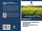 Qurrat-ul-Ain Akbar, Shahid Yousaf - Arabinoxylan-Gehalt der gängigsten Hartweizensorten aus Pakistan