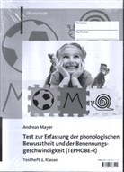 Andreas Mayer - Test zur Erfassung der phonologischen Bewusstheit und der Benennungsgeschwindigkeit (TEPHOBE-R)
