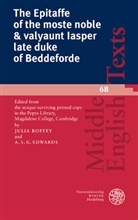 Julia Boffey, A.S.G. Edwards, S G Edwards - The Epitaffe of the moste noble & valyaunt Iasper late duke of Beddeforde