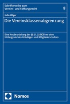 Julia Hilger - Die Vereinsklassenabgrenzung