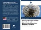 Sanjay Kansara - Untersuchungen von Gel aus reinen und gemischten Strontium-Mangan-Tartraten