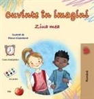 Kidkiddos Books - Words in Pictures - My Day (Romanian Children's Book)