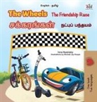 Kidkiddos Books, Inna Nusinsky - The Wheels The Friendship Race (English Tamil Bilingual Children's Book)