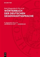 R. Klappenbach, Ruth Klappenbach, H. Malige-Klappenbach, Wolfgang Steinitz - Wörterbuch der deutschen Gegenwartssprache - Lieferung 25: Hut1- - Jugendklub
