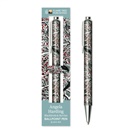 FlameTree Publishing - Angela Harding: Blackbirds and Berries Boxed Decorative Ballpoint Pen
