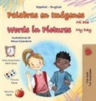 Kidkiddos Books - Words in Pictures - My Day (Spanish English Bilingual Children's Book)