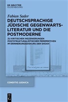 Fabian Sader - Deutschsprachige jüdische Gegenwartsliteratur und die Postmoderne