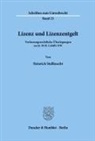Heinrich Stallknecht - Lizenz und Lizenzentgelt.